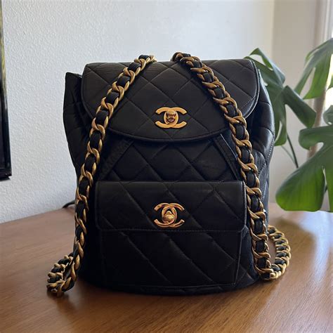 vintage chanel backpack price.